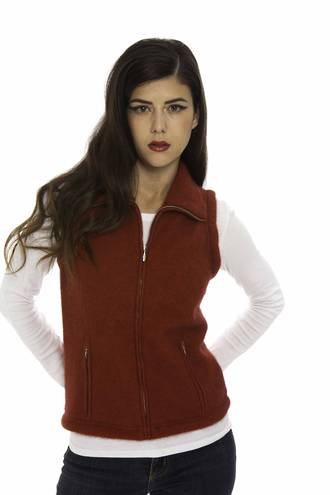 Merino Possum Koru Zip Vest